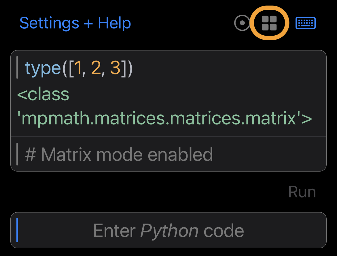 Matrix Mode Enabled