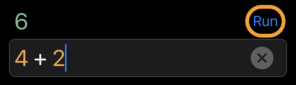 Run Button