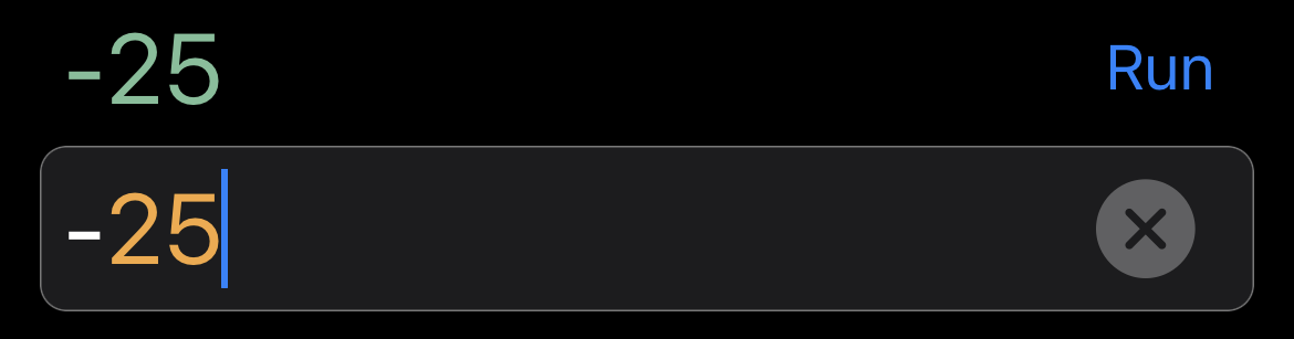 Negative Number