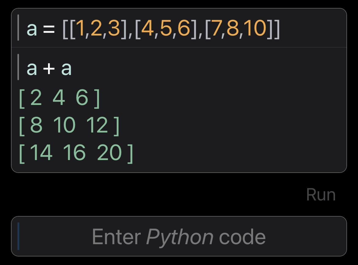 Matrix Addition
