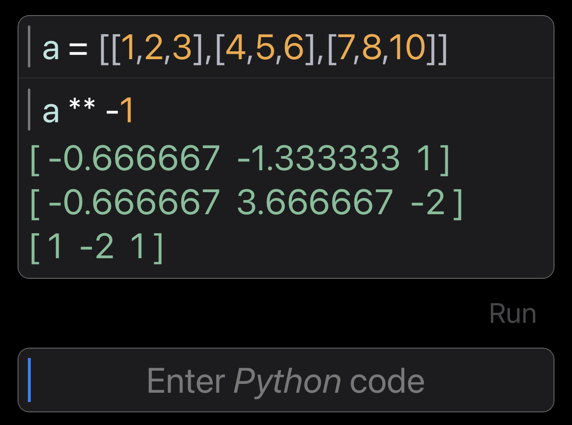 Matrix Inversion