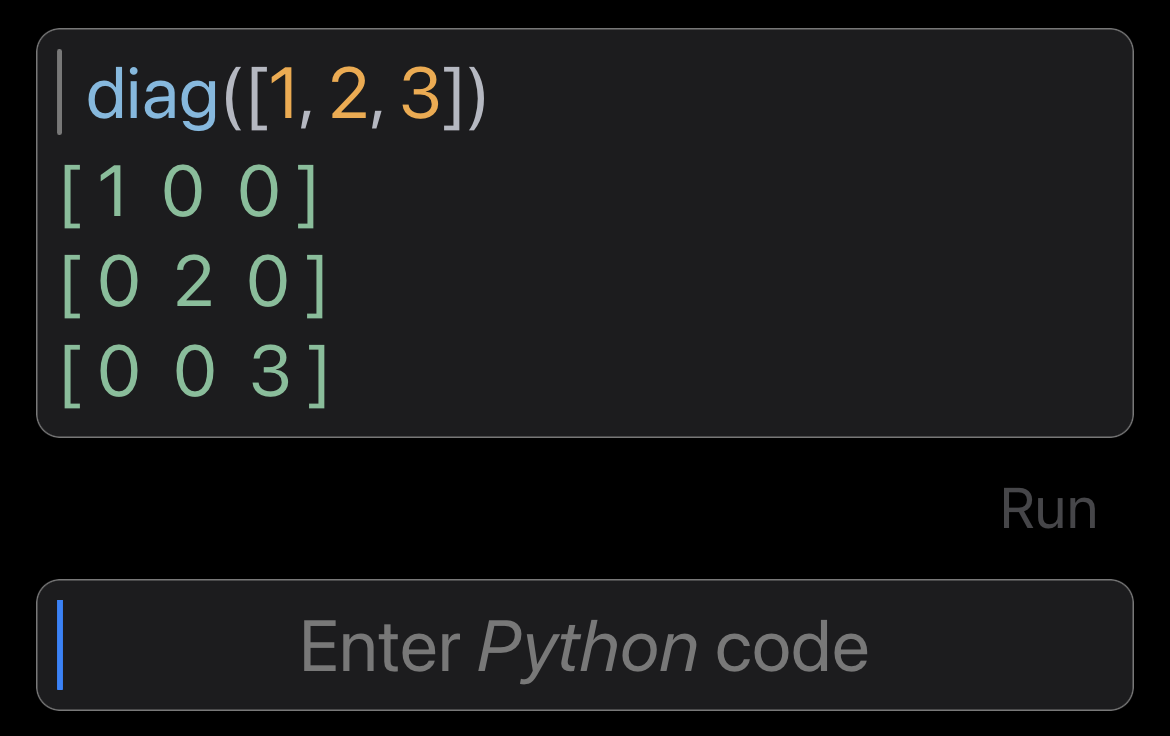 Diagonal Matrix